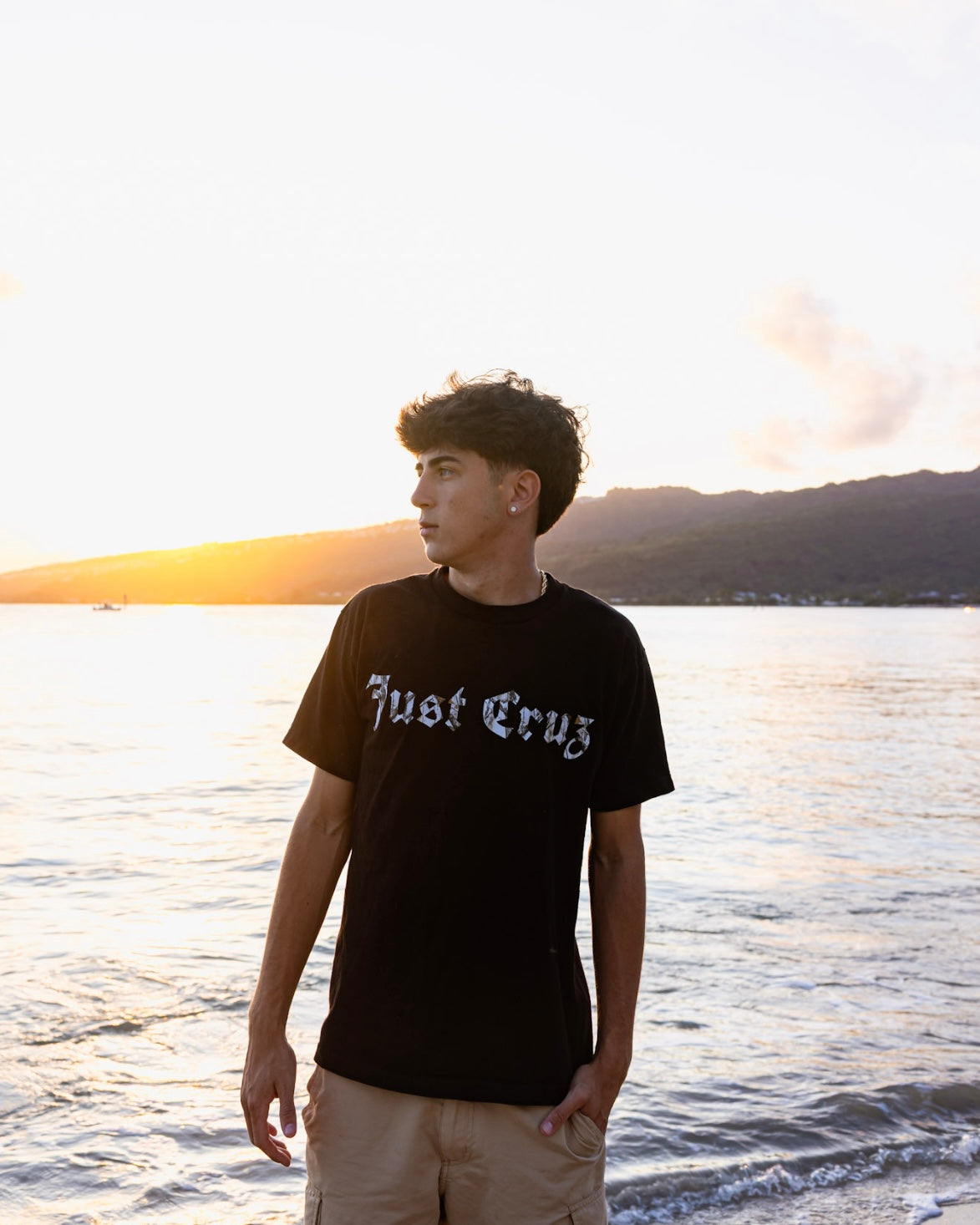 Black and Camo Basic Short Sleeve